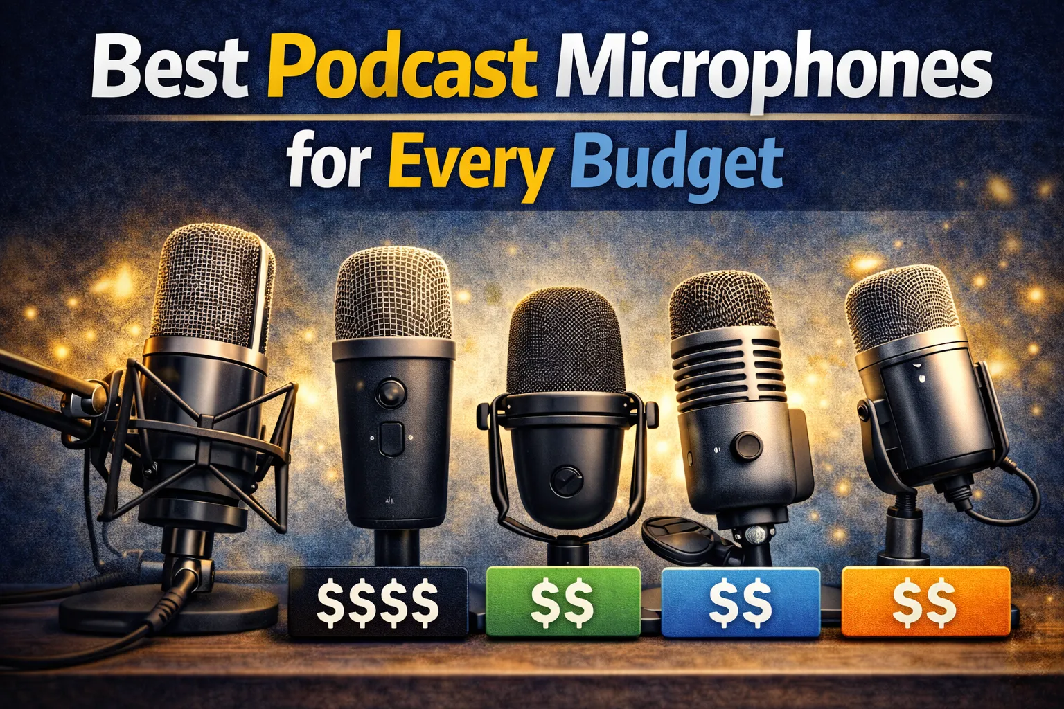 Best podcast microphones for every budget